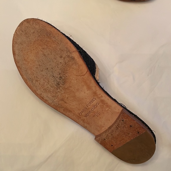 Carrie Forbes Raffia sandals size 38 - Picture 3 of 3